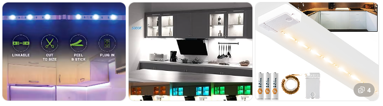 Top 10 RGB LED Strip Lighting Ideas for Homes, Gaming Setups, and Commercial Spaces 4 kitchen